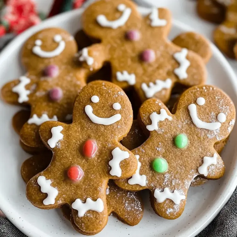 Chewy Gingerbread Man Cookies