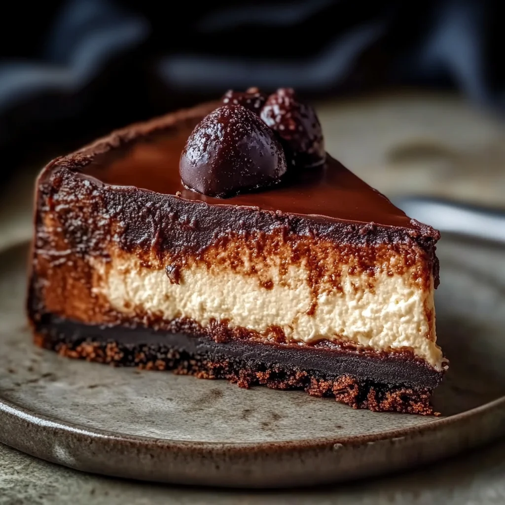 Chocolate San Sebastian Cheesecake That Melts in Your Mouth