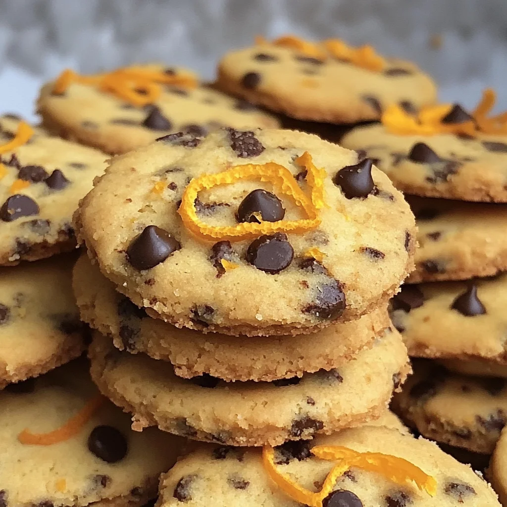 Chocolate orange shortbread