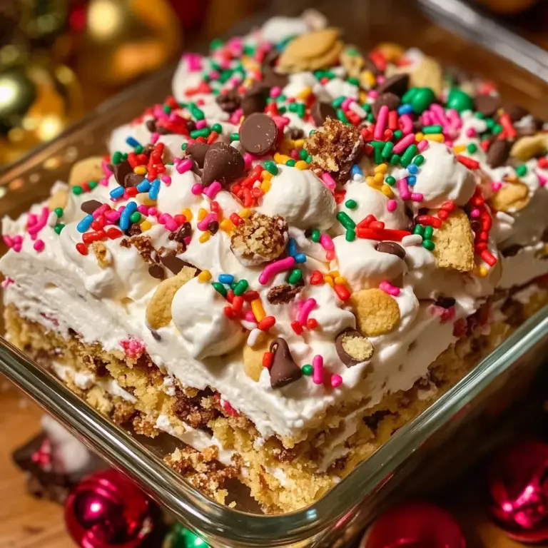 Christmas Cookie Lasagna Recipe