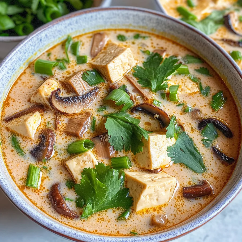 Coconut Tofu Soup