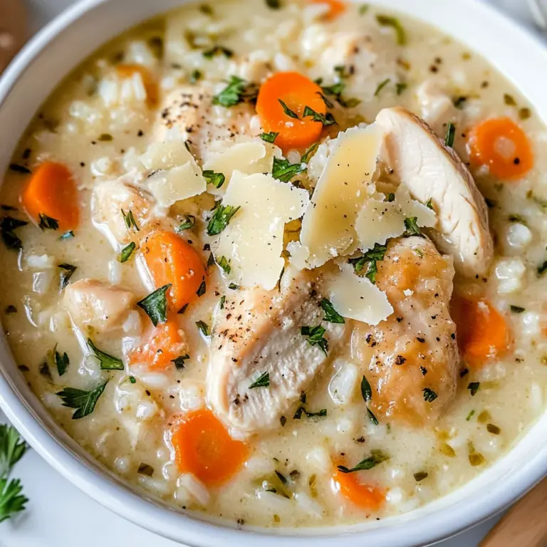Creamy Chicken and Rice Soup