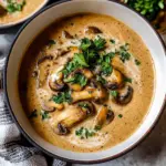 Creamy Hungarian Mushroom Soup