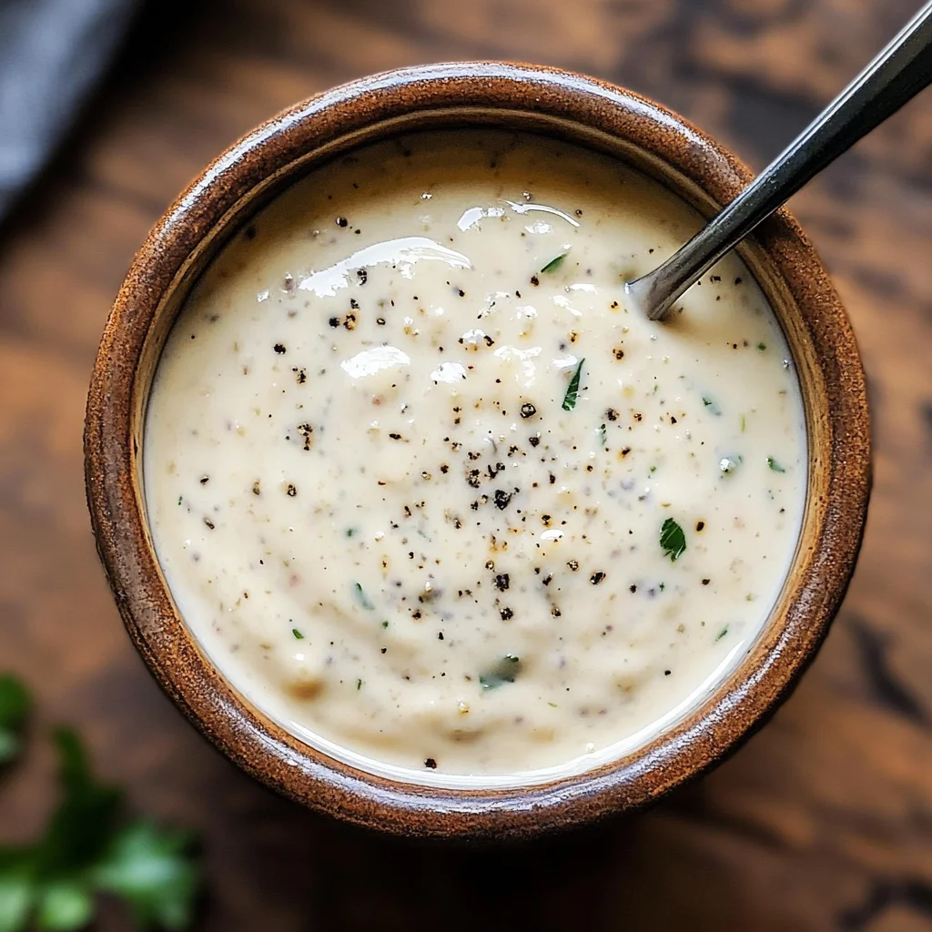 Creamy Parmesan Peppercorn Dressing