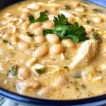 Crockpot Creamy White Chicken Chili