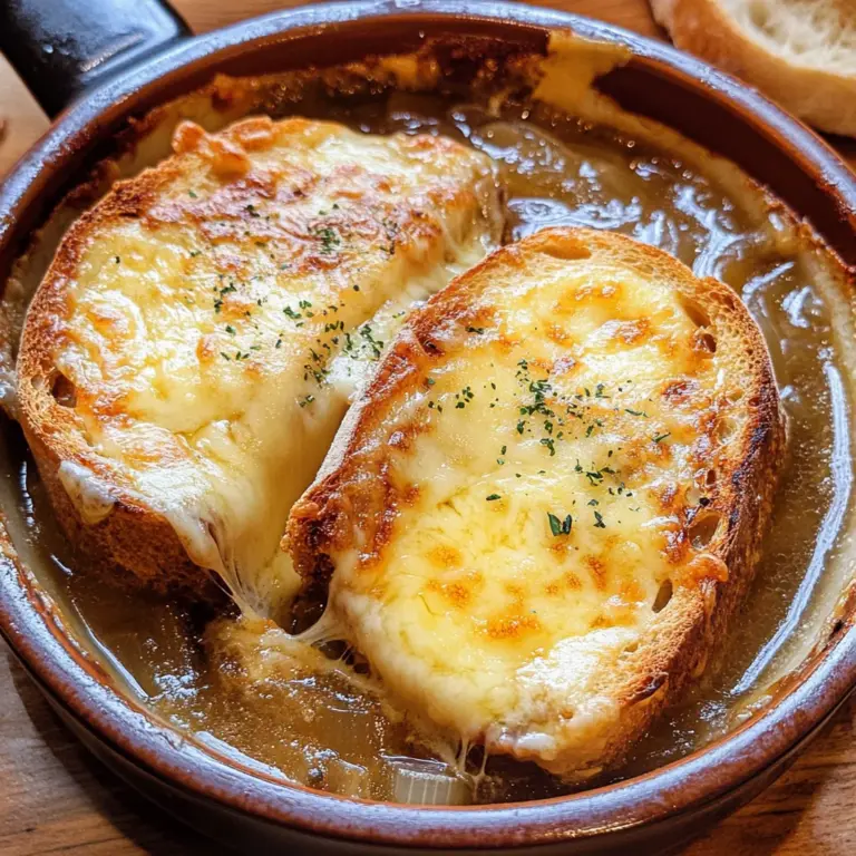 French Onion Soup with Comté Grilled Cheese