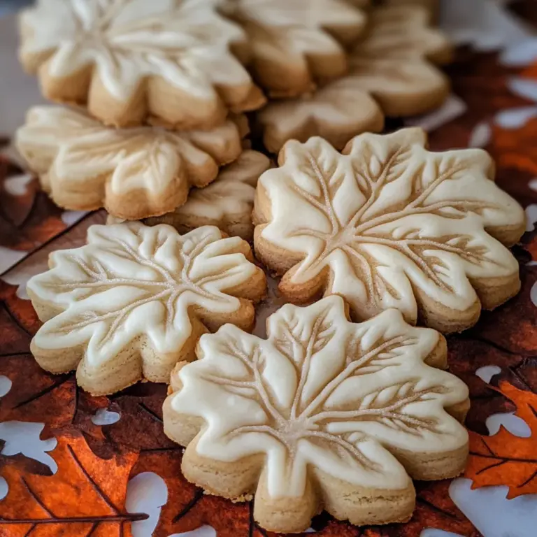 Maple Leaf Cream Cookies