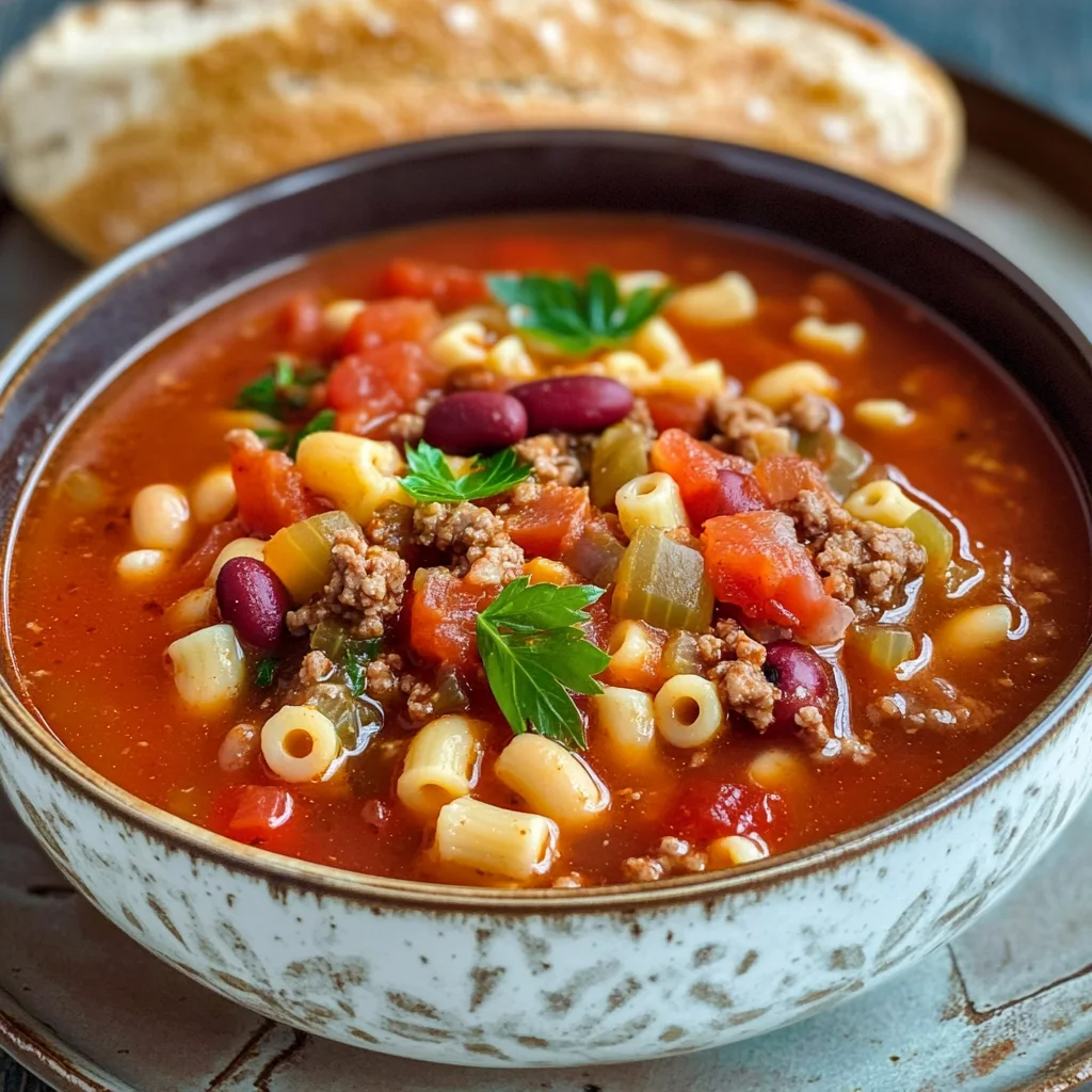 Olive Garden Pasta e Fagioli Soup (Copycat Recipe)