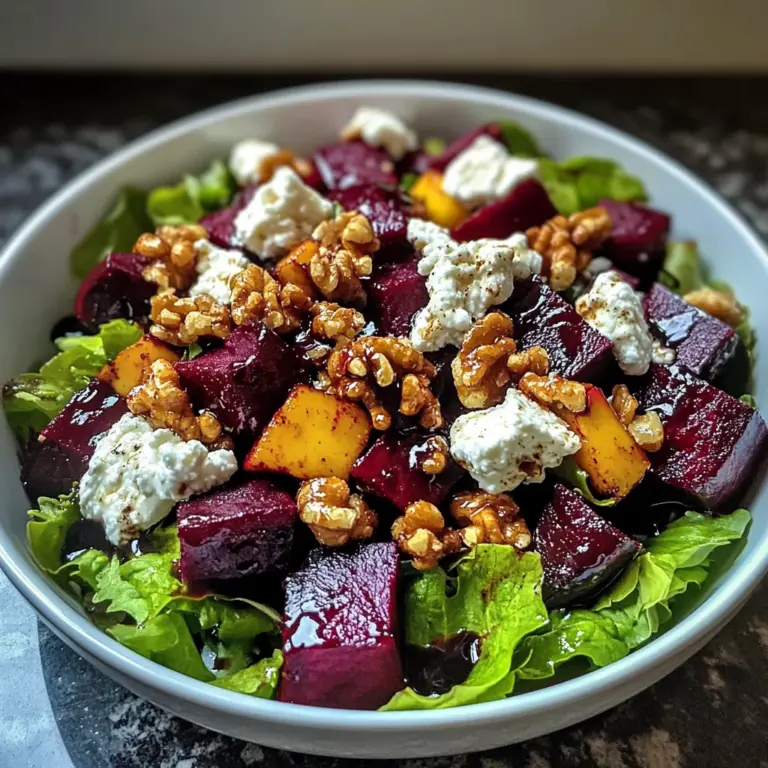 Roasted Beet Salad With Goat Cheese And Walnuts Recipe
