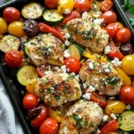Sheet Pan Greek Chicken and Veggies (Easy One-Pan Meal)