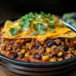 Slow Cooker Taco Casserole