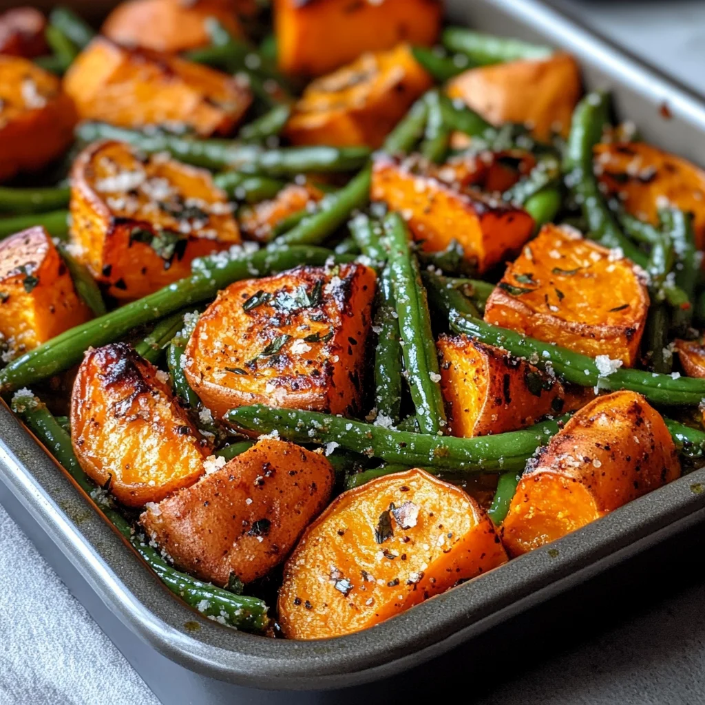 Sweet Potato & Green Bean Tray Bake: Easy & Delicious Recipe