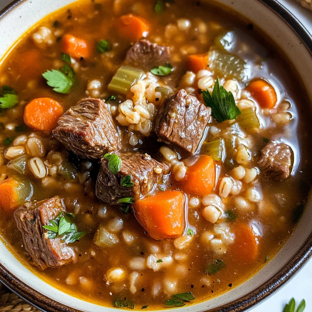 Beef Barley Soup