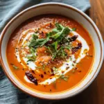 Caramelized Gochujang Tomato Soup
