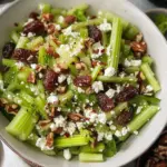 Celery Chopped Salad with Dates, Feta and Nuts