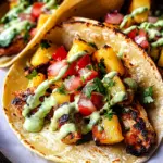 Chili Lime Chicken Tacos with Grilled Pineapple Salsa