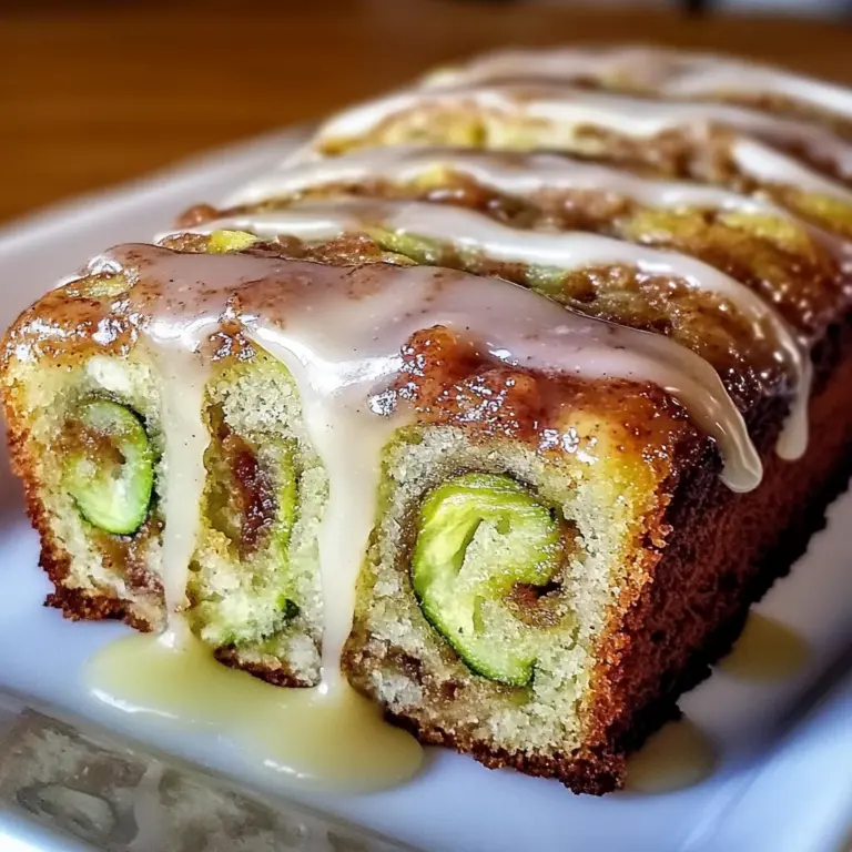 Cinnamon Roll Zucchini Bread