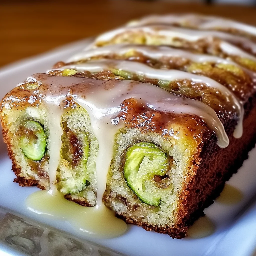 Cinnamon Roll Zucchini Bread