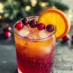 Cranberry and Orange Juice Mocktail