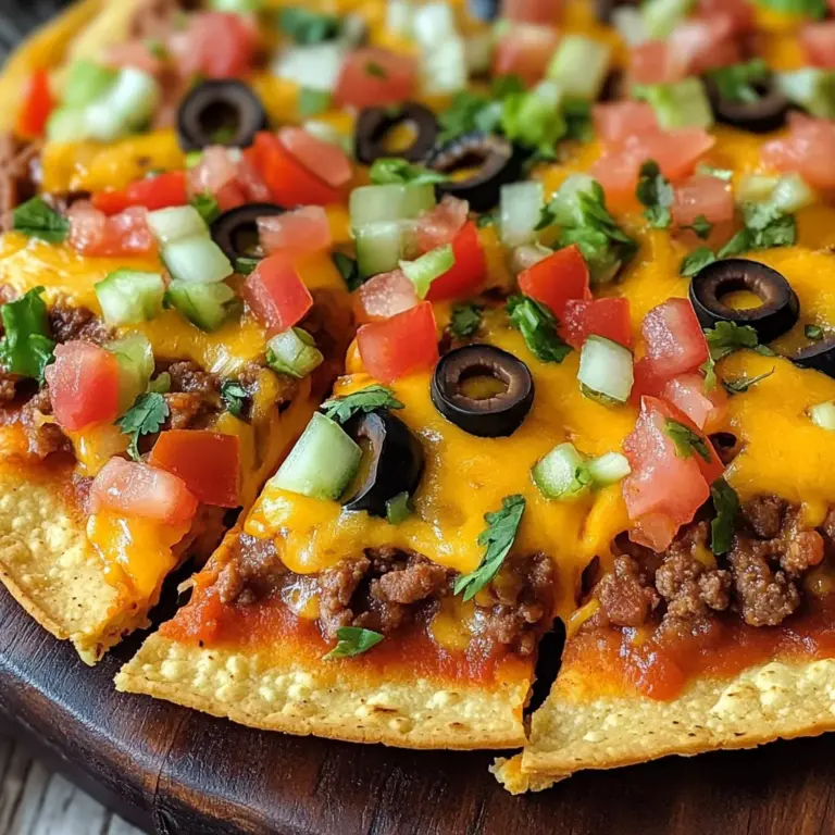 Crispy Mexican Pizza with Seasoned Beef and Refried Beans Recipe