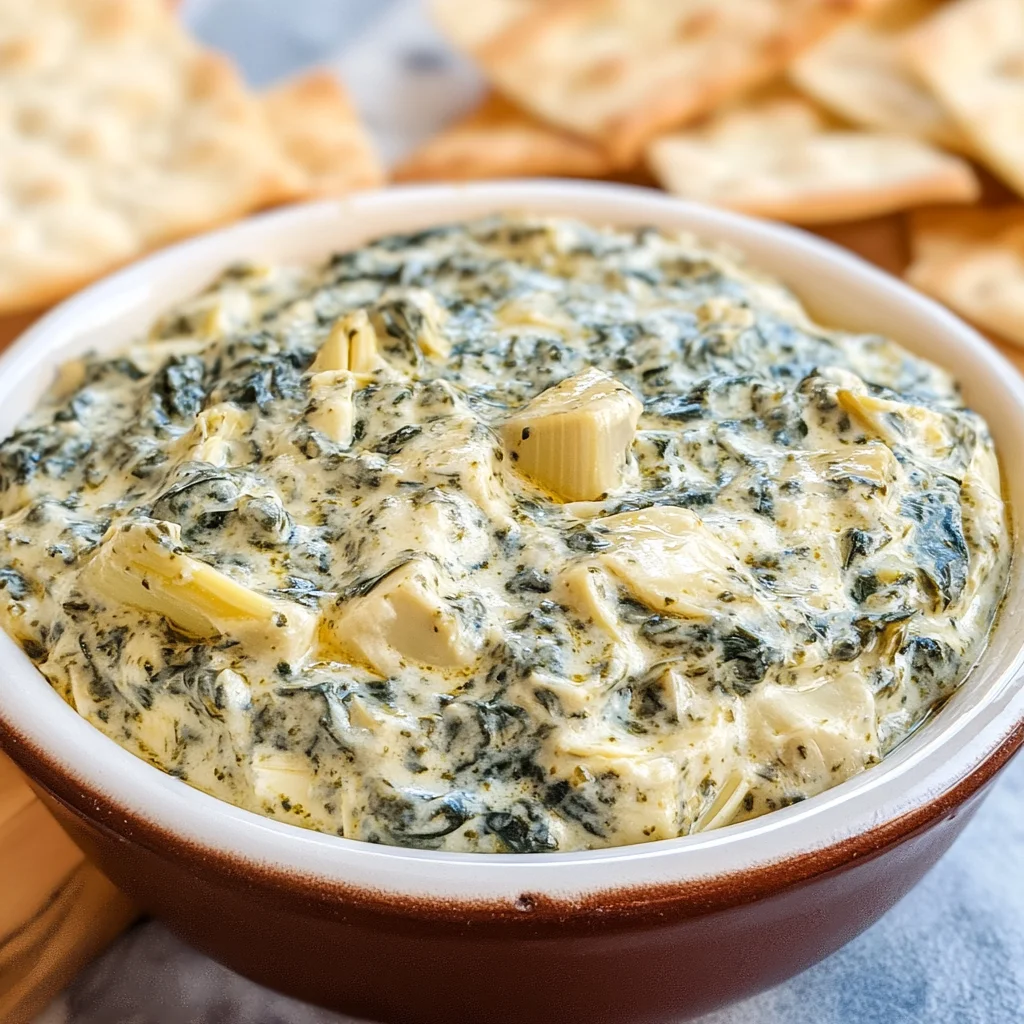 Crockpot Spinach Artichoke Dip