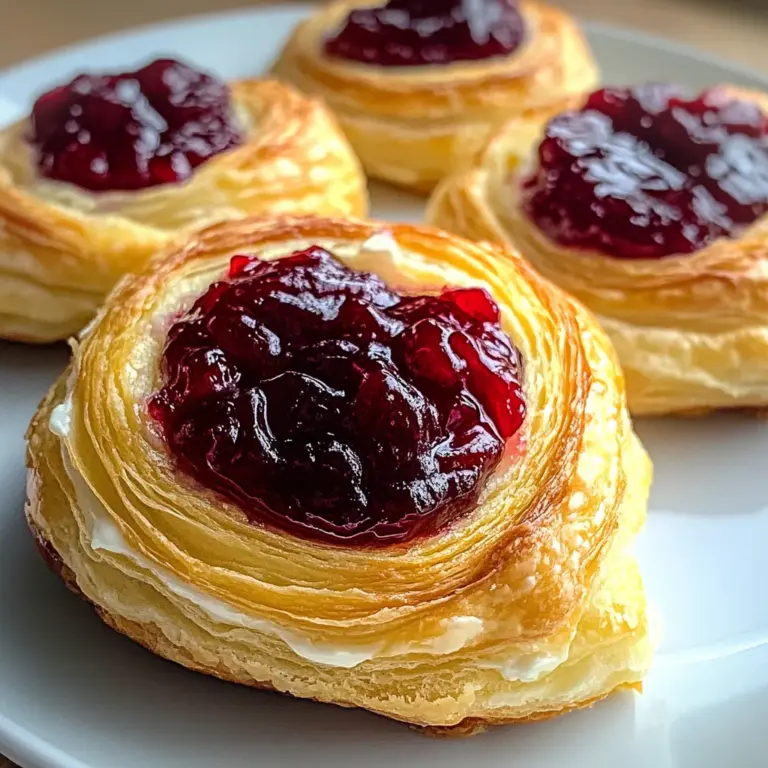 Easy Cherry Cheese Danish