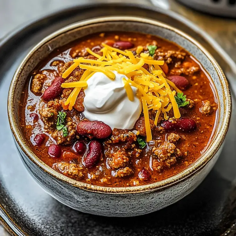 Easy Homemade Chili