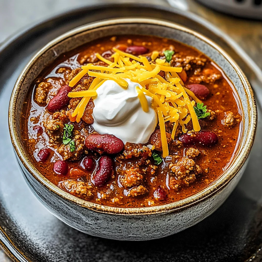 Easy Homemade Chili