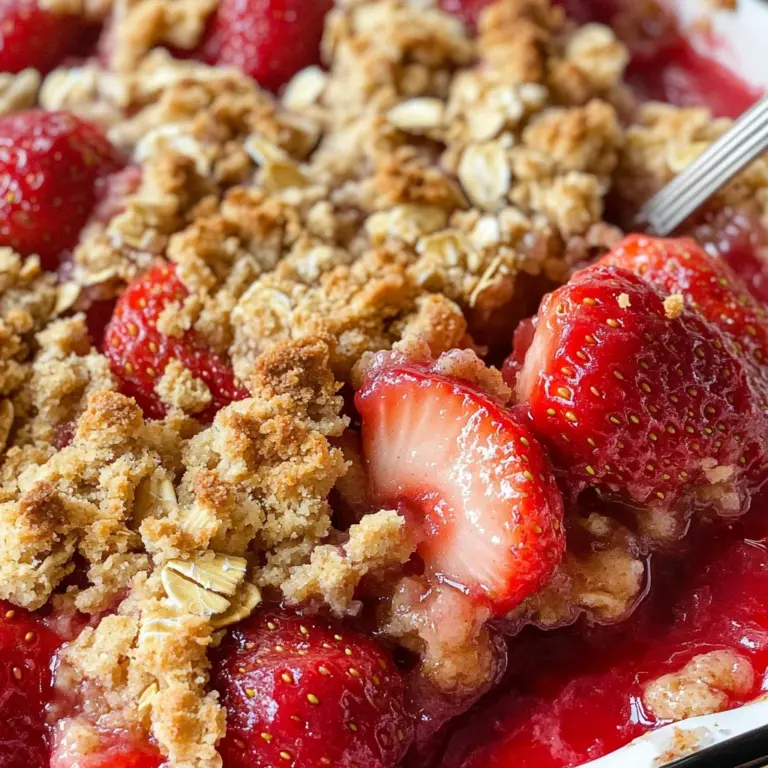Easy Strawberry Crisp