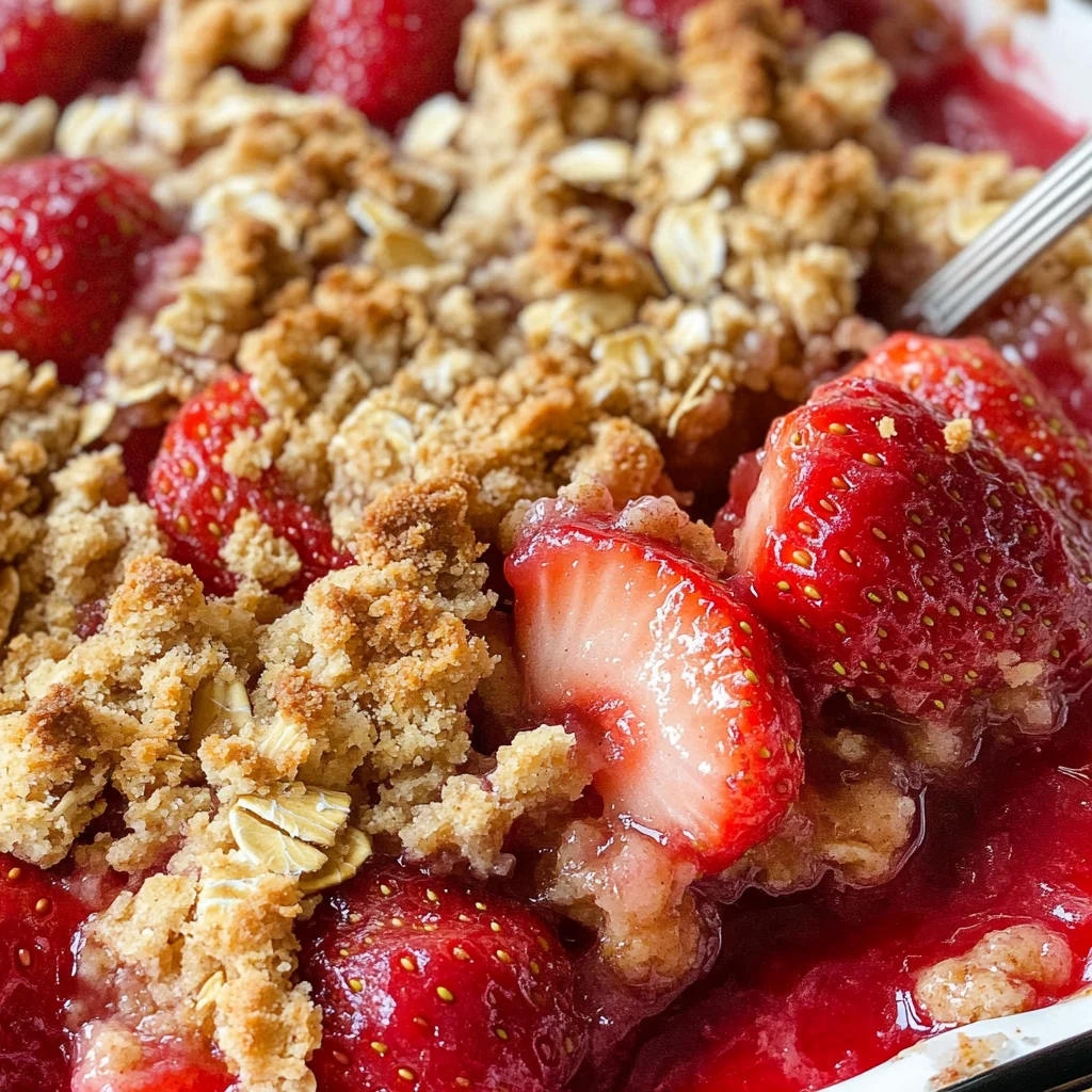 Easy Strawberry Crisp