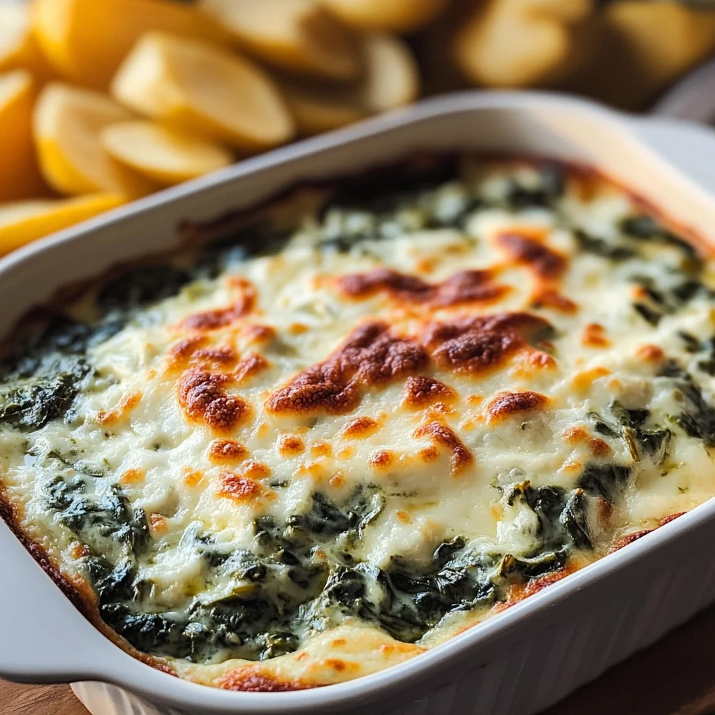Irresistible Hot Spinach Dip Recipe