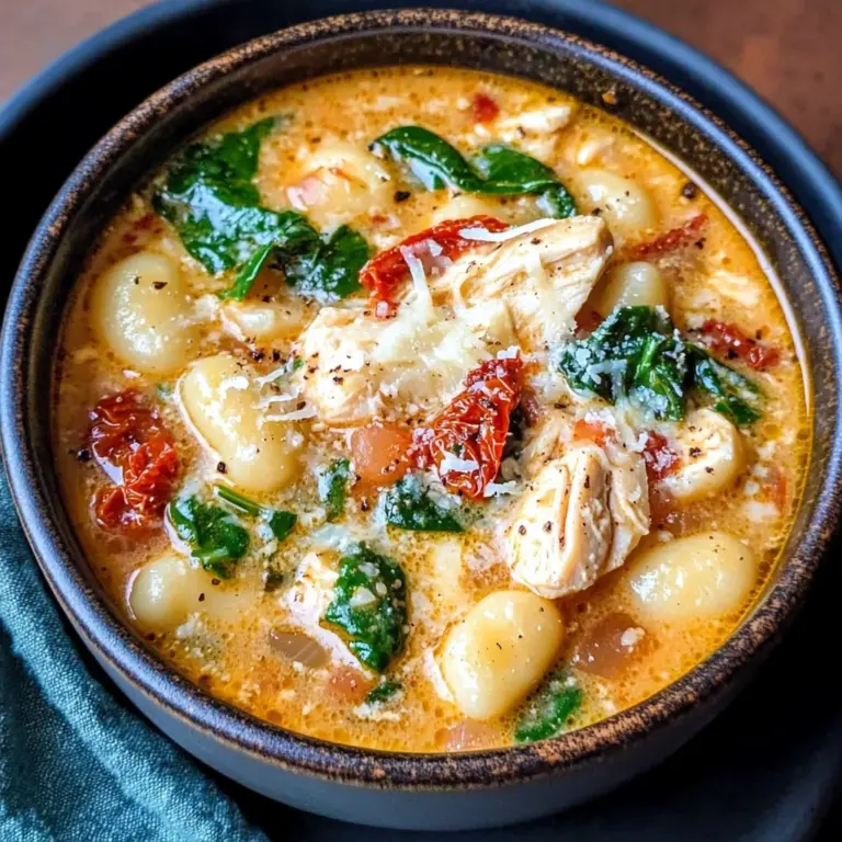 Italian Chicken Gnocchi Soup Recipe