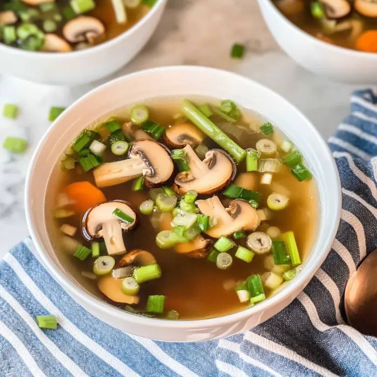 Japanese Clear Onion Soup
