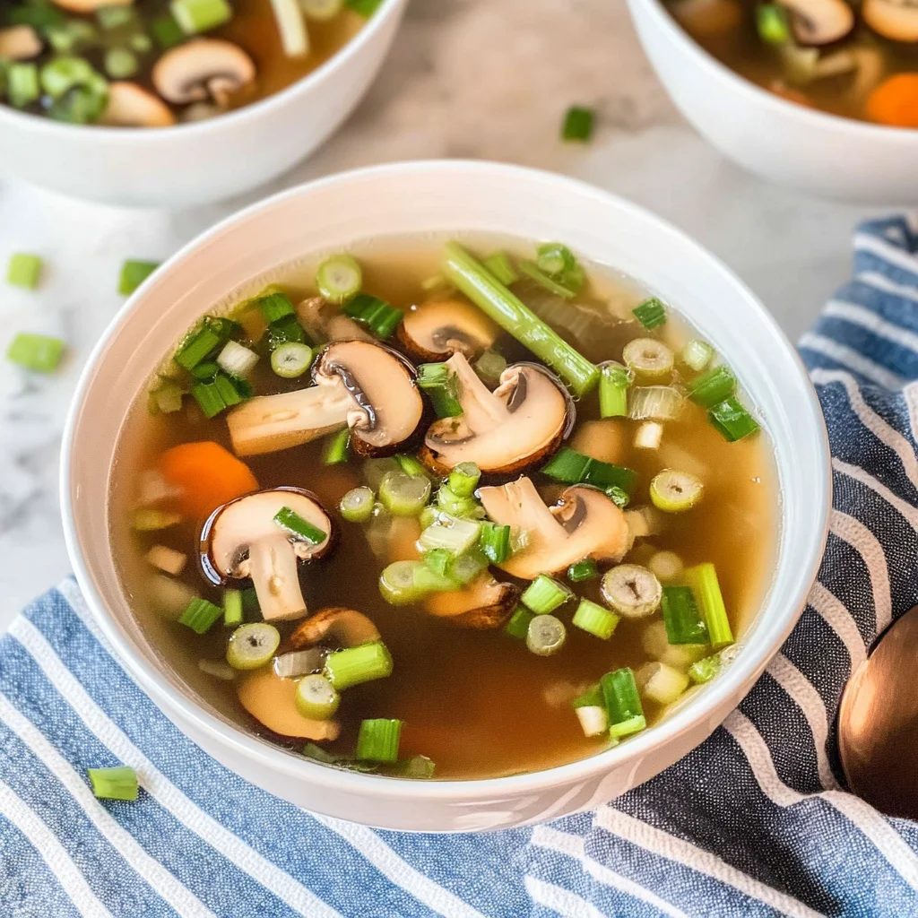 Japanese Clear Onion Soup