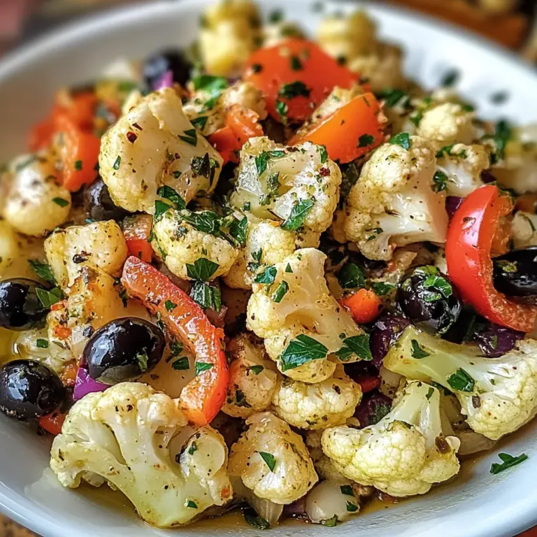 Marinated Cauliflower Salad: A Refreshing Flavor Burst!
