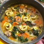 One Pot Vegetable Tortellini Soup