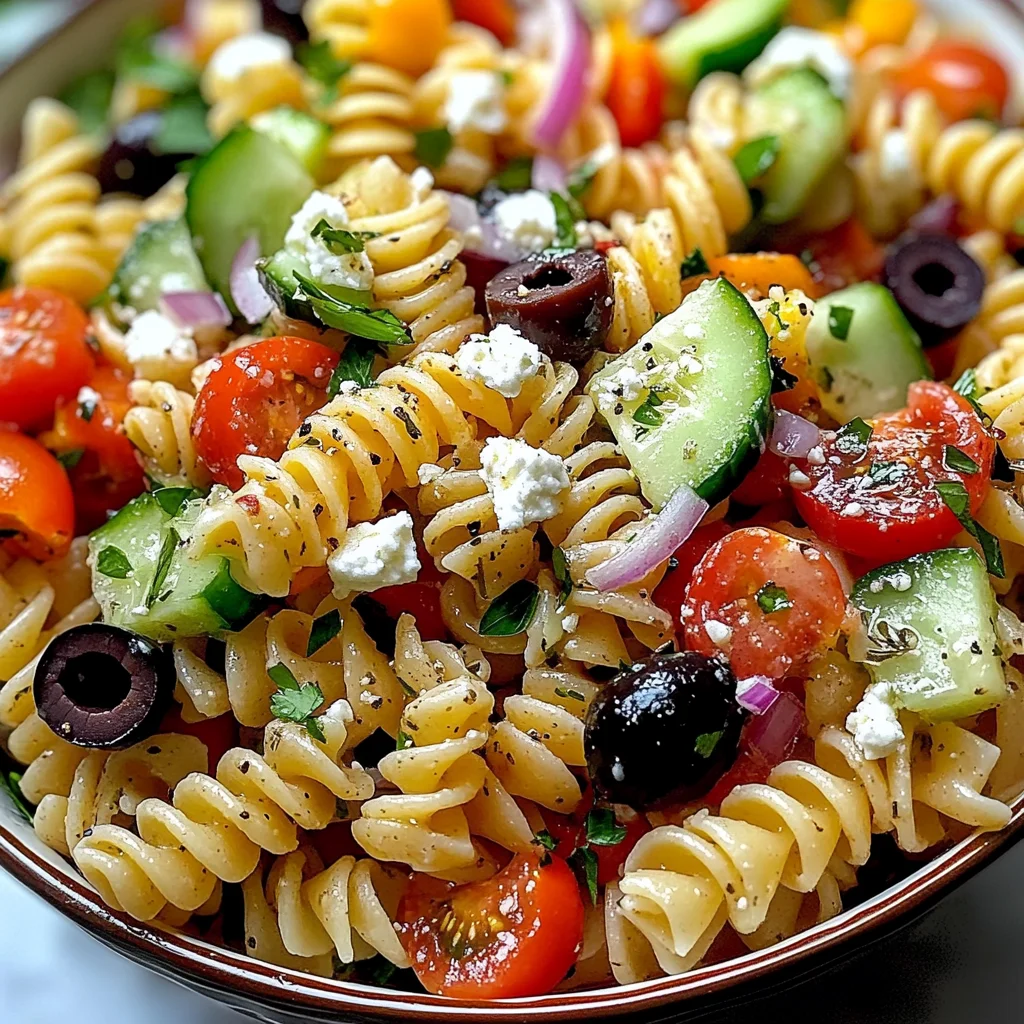 Pasta Salad with Italian Dressing