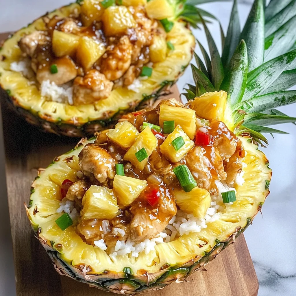 Pineapple Chicken With Rice Recipe