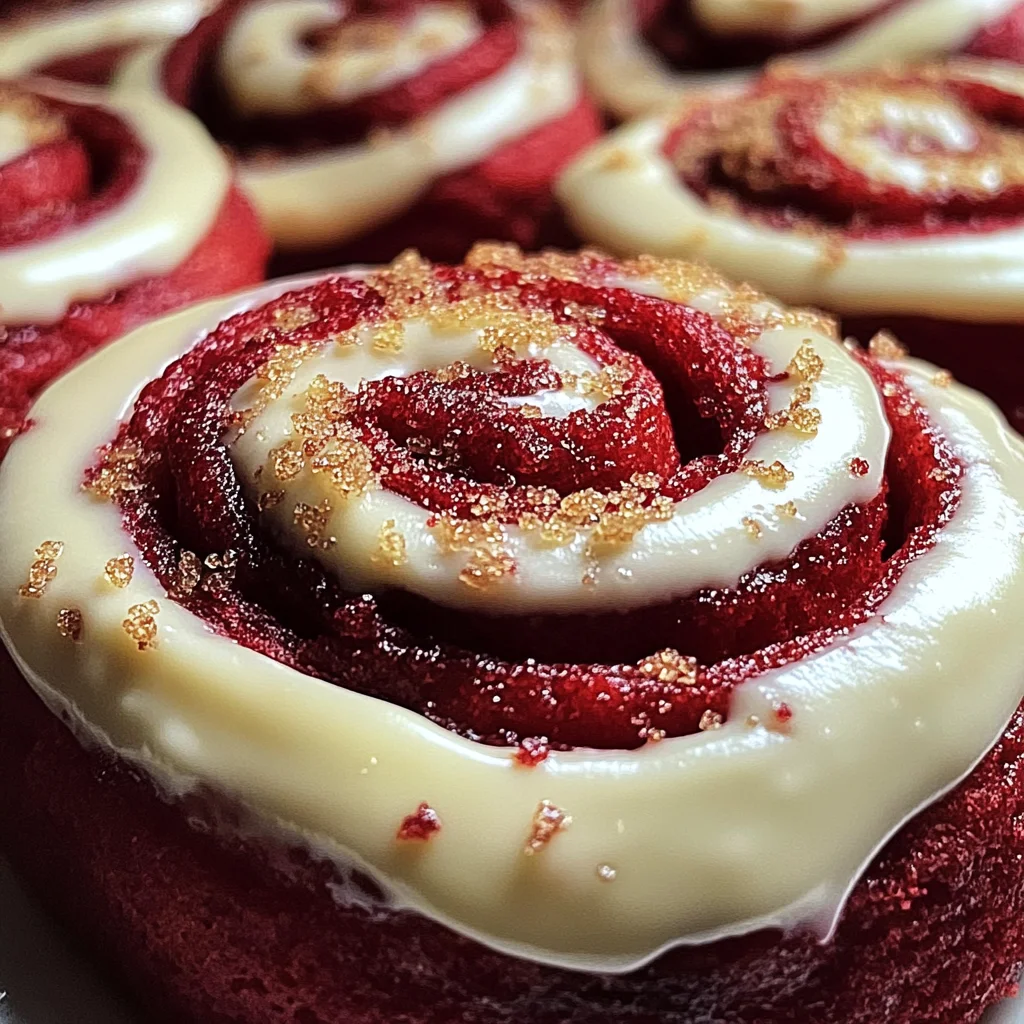Red Velvet Cinnamon Rolls