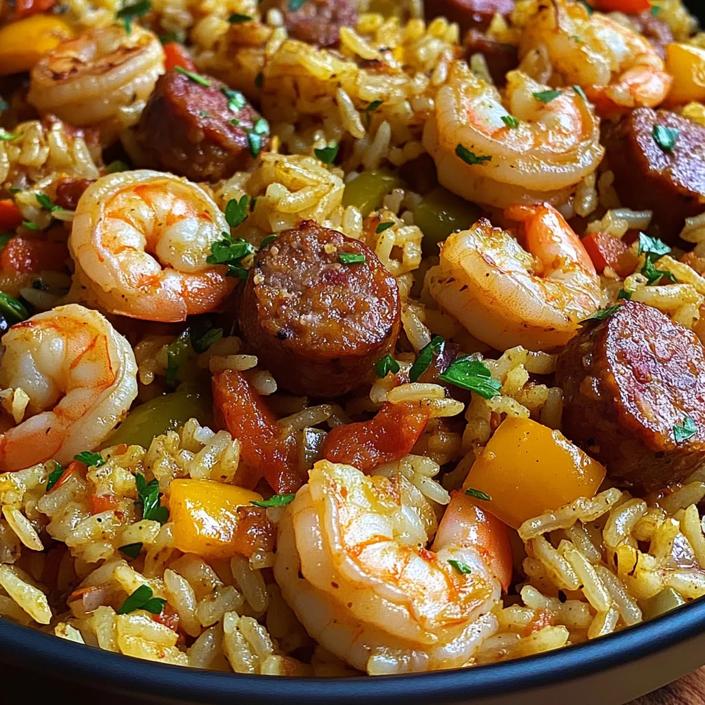 Shrimp Sausage Dirty Rice