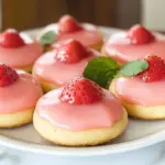 Strawberry Lemonade Melt Away Cookies
