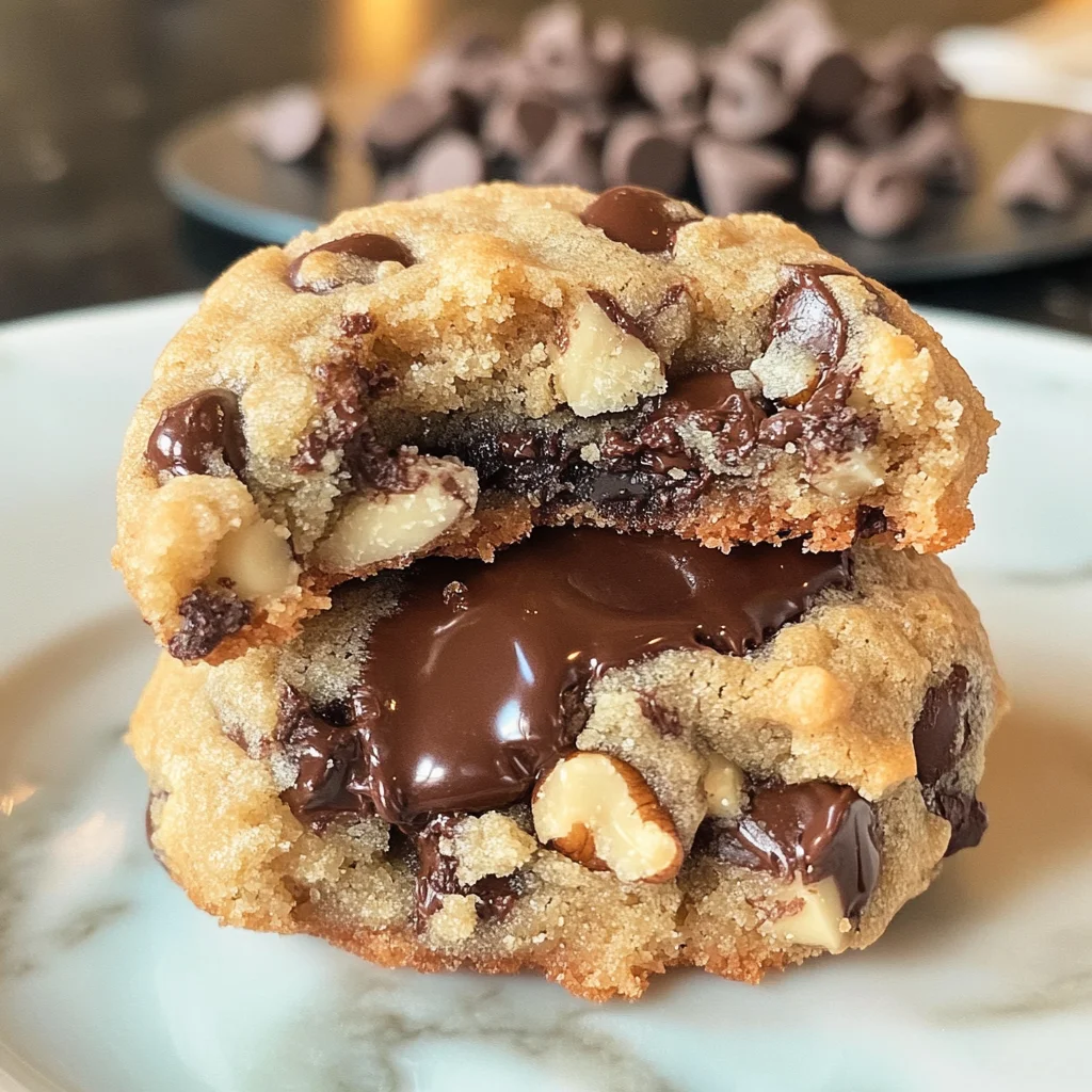 Ultra Thick and Chewy Chocolate Chip Cookies