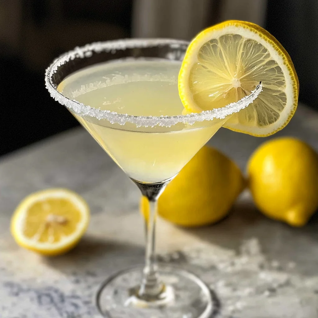 3 Ingredient Lemon Drop Martini