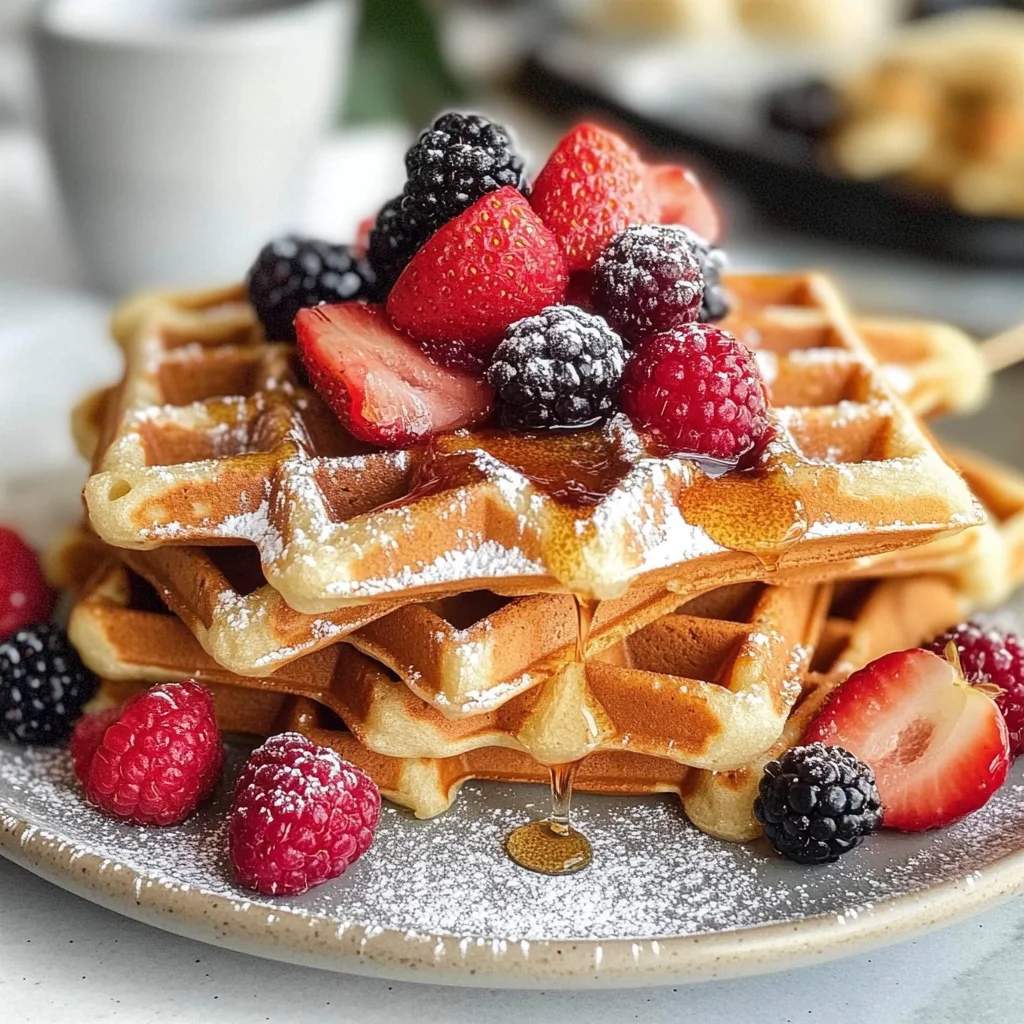 Almond Flour Waffles Recipe
