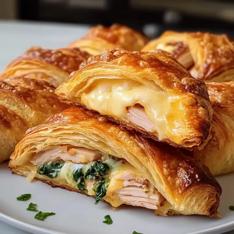 Baked Turkey and Cheese Croissant Recipe