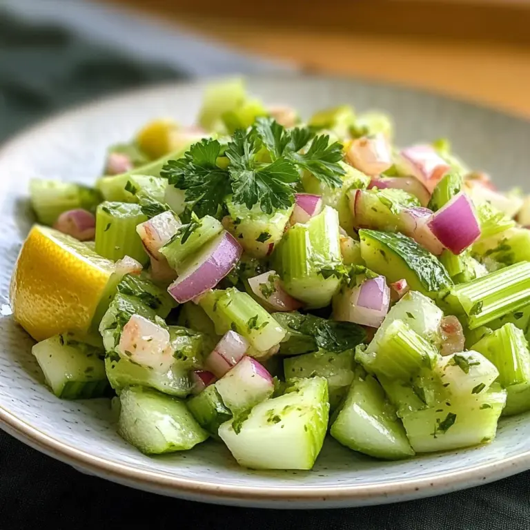 Celery Salad With Lemon Zest