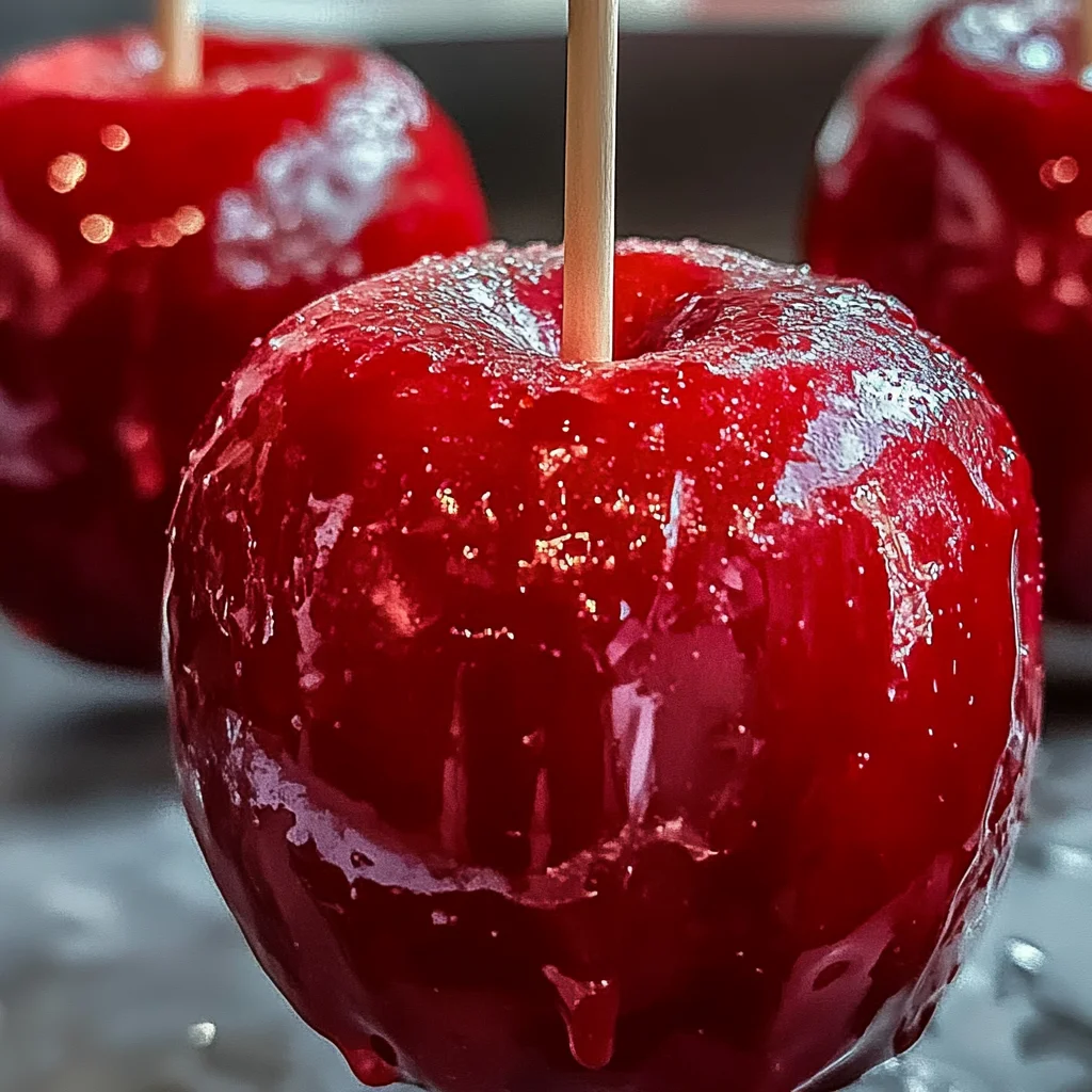 Classic Red Candy Apples