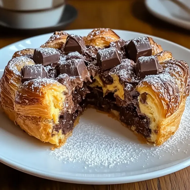 Decadent Chocolate Croissant Breakfast Bake for Your Mornings