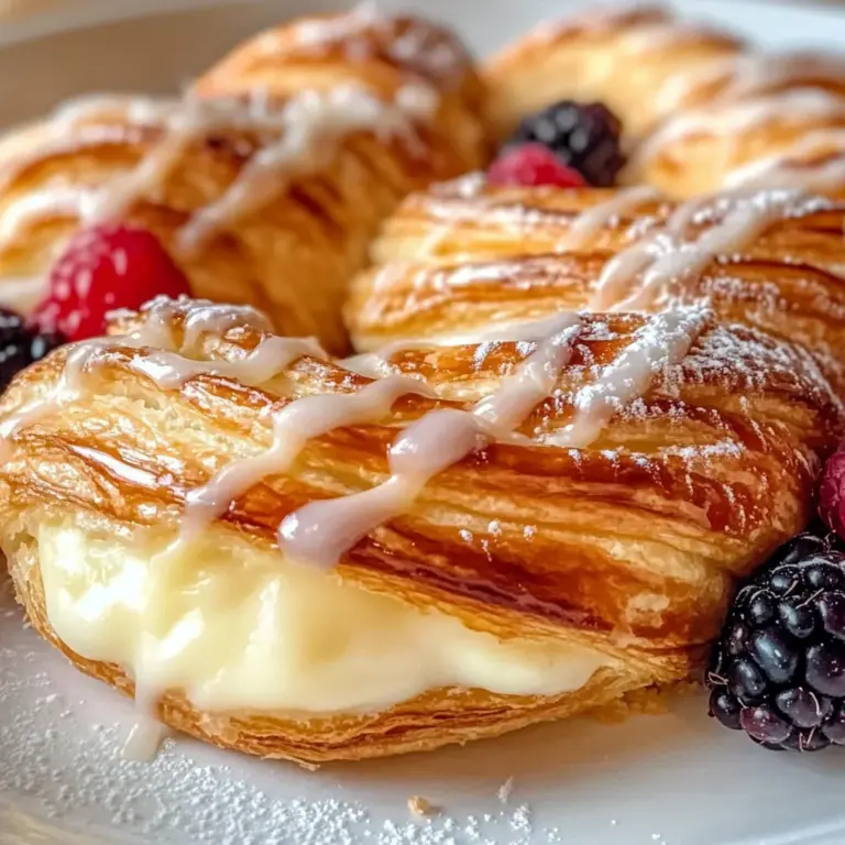 Deliciously Flaky Cheese Danish