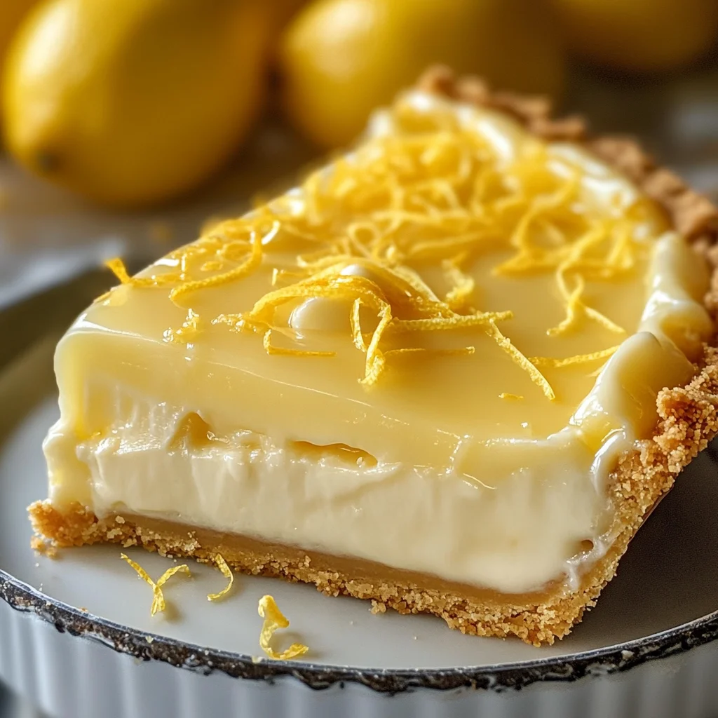 Deliciously Zesty Lemon Icebox Pie Made Easy at Home